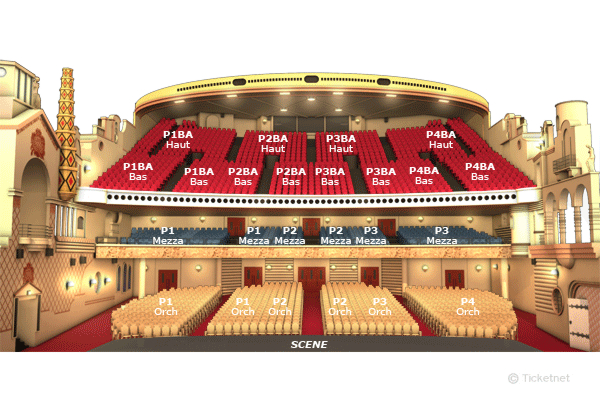 Le Theatre Des Arts At Paris Las Vegas Seating Chart