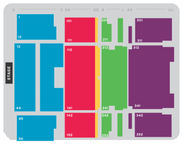 Hull Venue Seating Chart