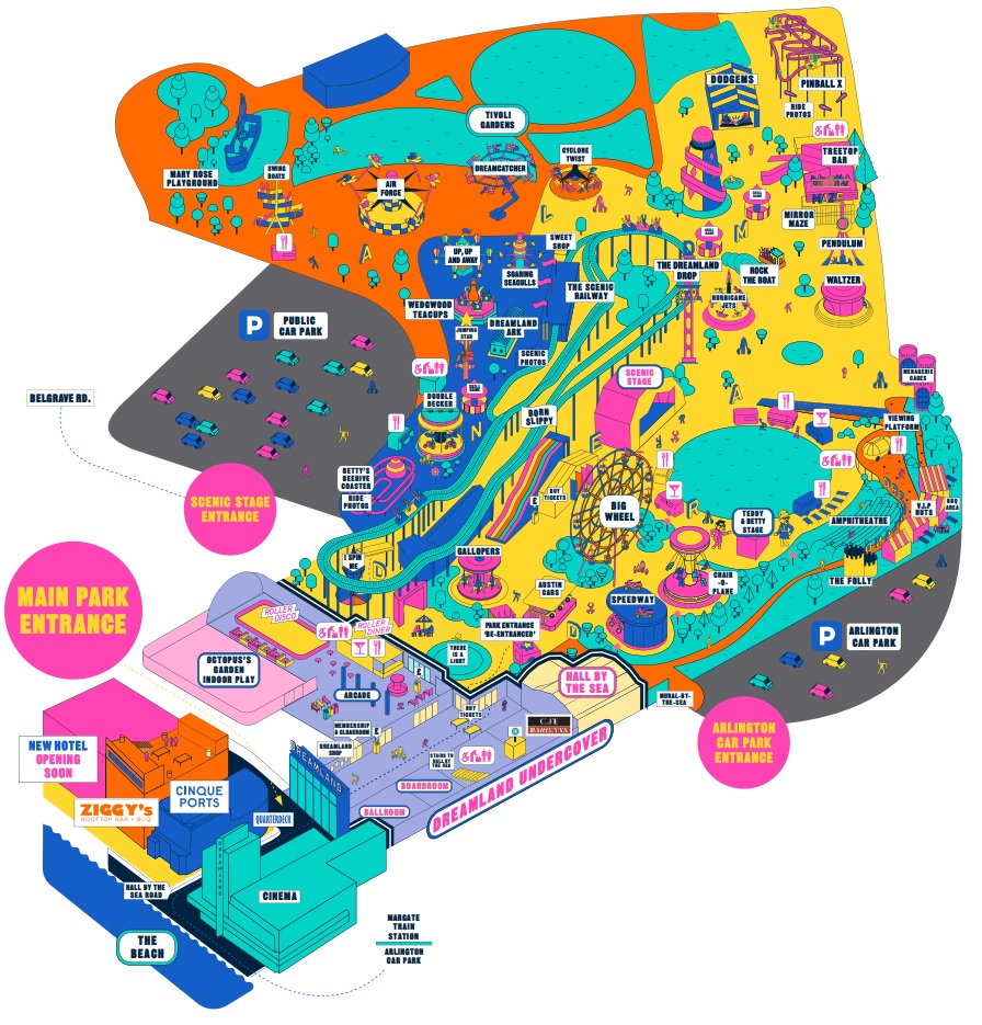 Dreamland Margate Site Plan