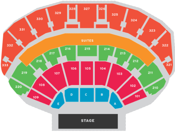 Bjcc Arena Seating Chart Rows