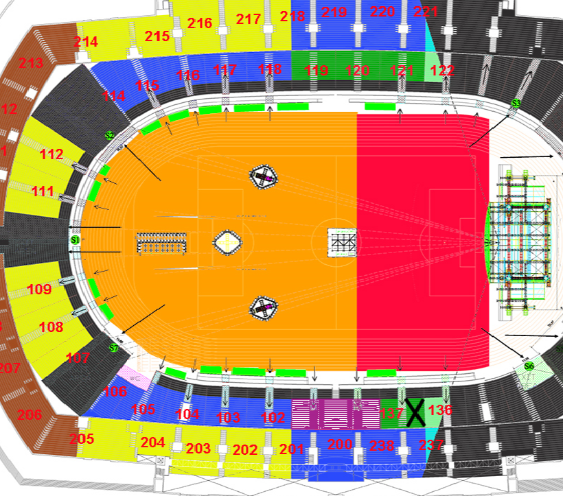 Barcelona Olympic Stadium Seating Chart