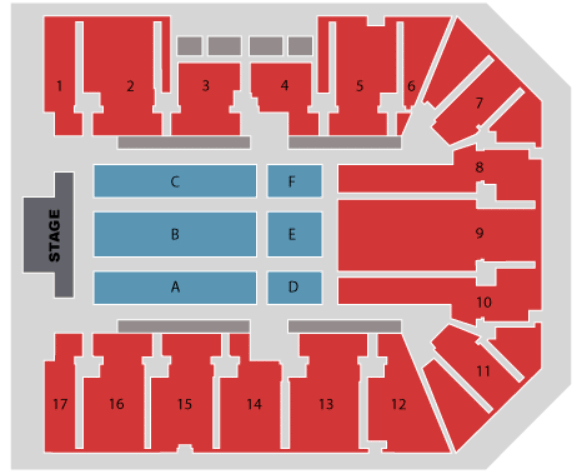 Little John Arena Seating Chart