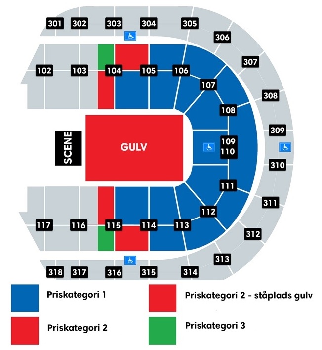 Simply Red Ticket Royal Arena Copenhagen 11 December 2022