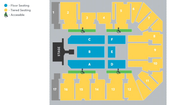 Birmingham Resorts World Arena Seating Map