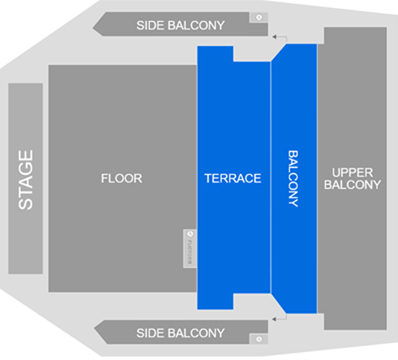 BIC Bournemouth Guide to seating plan