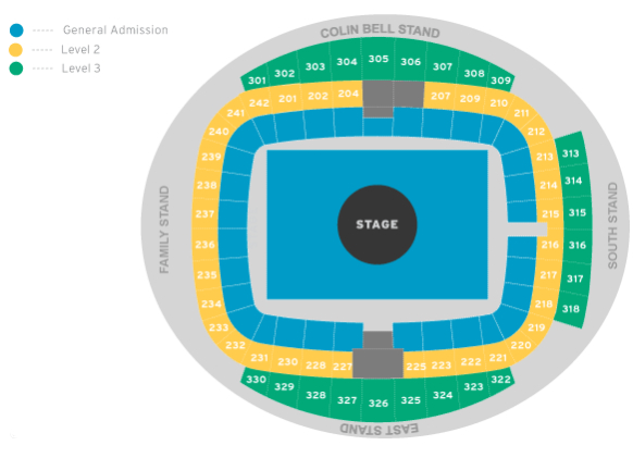 Etihad Stadium Manchester Ed Sheeran 2022