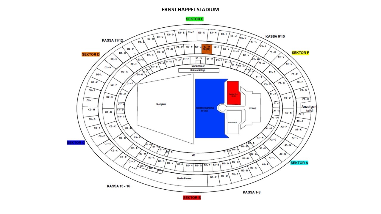 Ernst Happel Stadion - Rolling Stones