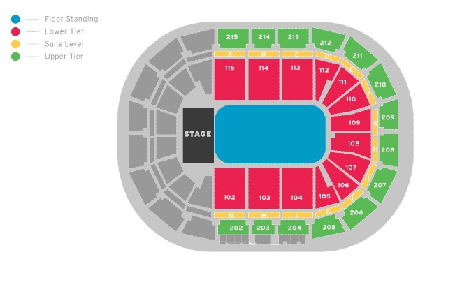 AO Arena Manchester -  Standing 2022