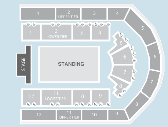 Utilita Arena Birmingham Standing