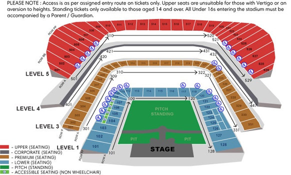 Aviva Stadium P!NK 2024