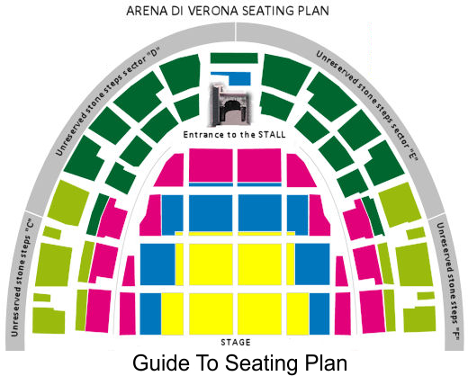 Verona Arena Detailed Seating Chart