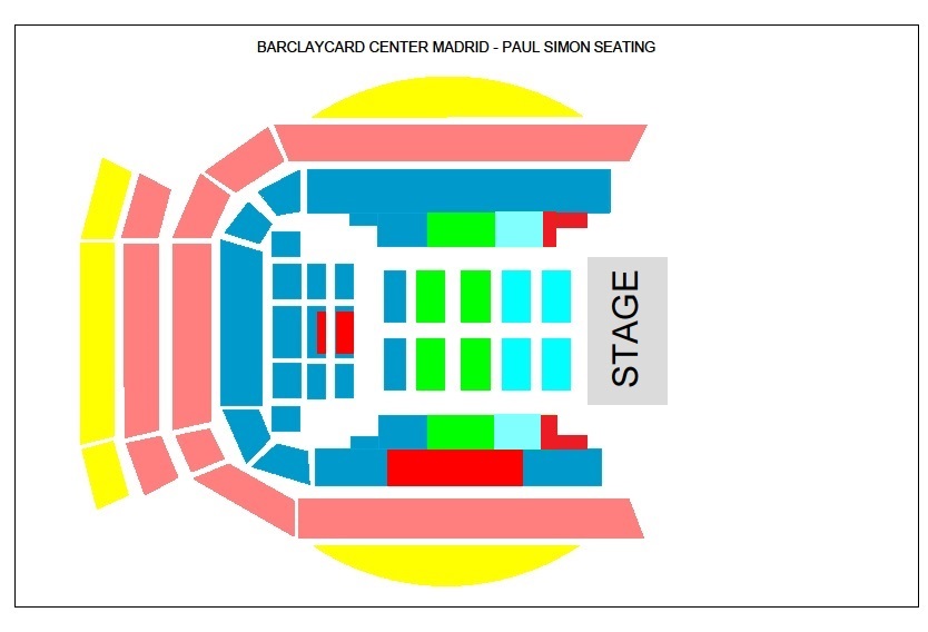 Madrid Theatre Seating Chart