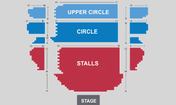 Grand Canal Theatre Seating Chart