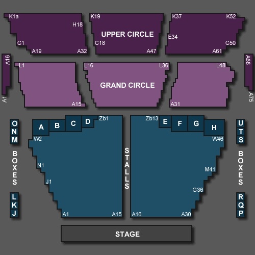 Hippodrome Seating Chart With Seat Numbers