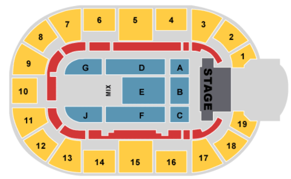 seating plan nottingham motorpoint arena