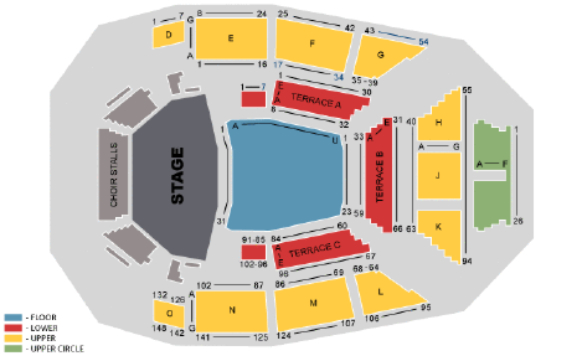 Royal Concert Hall Seating Plan