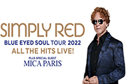 Simply Red VIP Tickets Blue Eyed Soul Tour Europe 2022